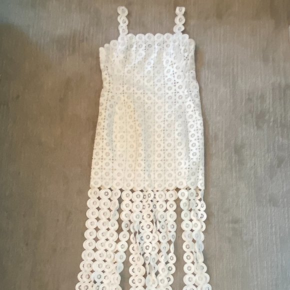 Jonathan Simkai Jaycee Circle Lace Midi Dress - Picture 2 of 5